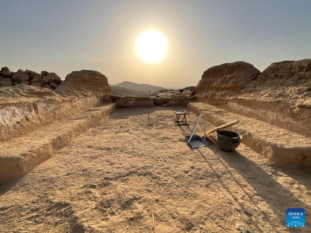 Ánh nắng gay gắt tại Kiziltag. Ảnh: Xinhua news.