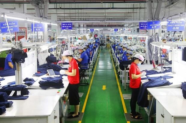 Hoạt động sản xuất đầu năm tại một doanh nghiệp thuộc Khu công nghiệp Việt Nam-Singapore, thành phố Thuận An, tỉnh Bình Dương. (Ảnh: TTXVN)