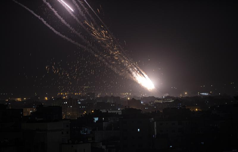 Khoảng 150 rocket đã được phóng từ Gaza vào Israel