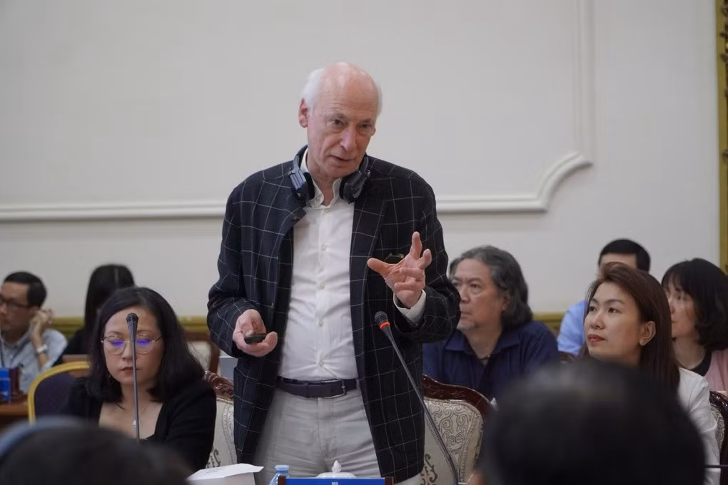 Ông Laurent Perrin, Nhà quy hoạch cấp cao Viện quy hoạch vùng Paris (Ảnh: Thư Trần).