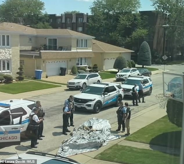 Devitt cho biết cảnh sát Chicago và các nhà điều tra đã đến hiện trường ngay lập tức. Ảnh: Laura Devitt.