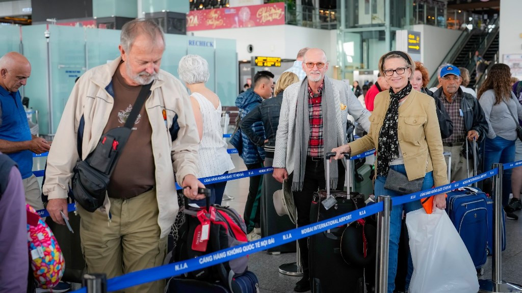 Nhà ga hành khách quốc tế Nội Bài. Ảnh: NIA. Nhà ga hành khách quốc tế Nội Bài. Ảnh: NIA.