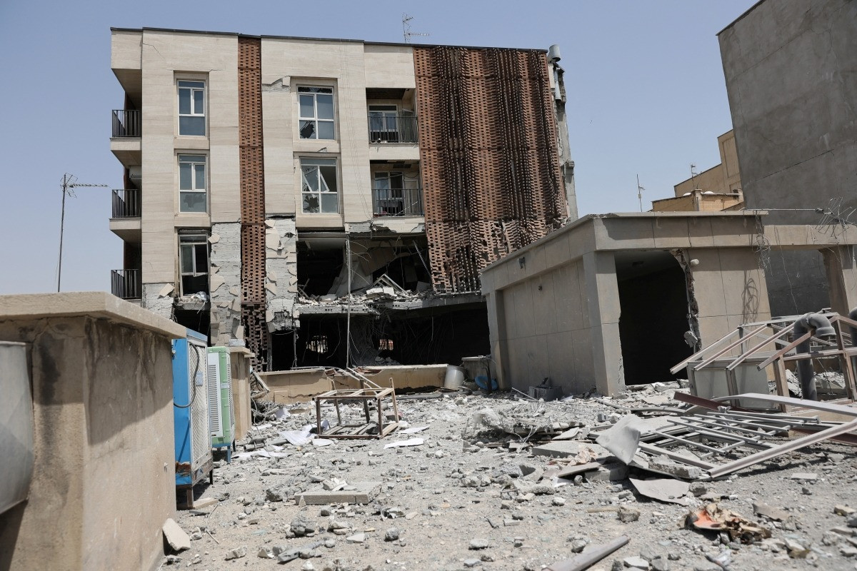 Hậu quả cuộc không kích của Israel vào tuần trước, sau lệnh ngừng bắn giữa Israel và Iran. (Ảnh: Reuters)