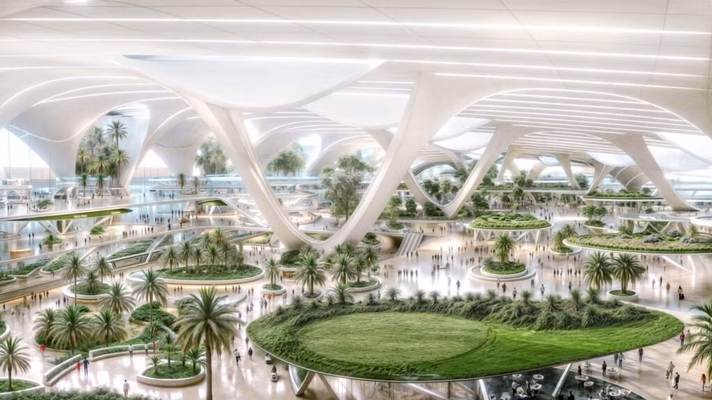 Sân bay Dubai lập kỷ lục mới về lượng khách. Ảnh: Sân bay quốc tế Dubai.