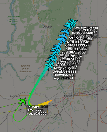 Cuộc diễn tập diễn ra ngày 29/9 tại căn cứ không quân Fairchild, phía đông bắc bang Washington. Cuộc diễn tập diễn ra ngày 29/9 tại căn cứ không quân Fairchild, phía đông bắc bang Washington.