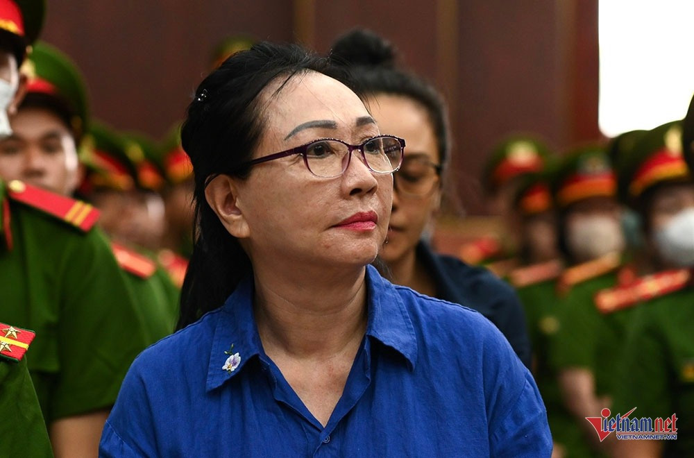 Bị cáo Trương Mỹ Lan. Ảnh: Nguyễn Huế Bị cáo Trương Mỹ Lan. Ảnh: Nguyễn Huế