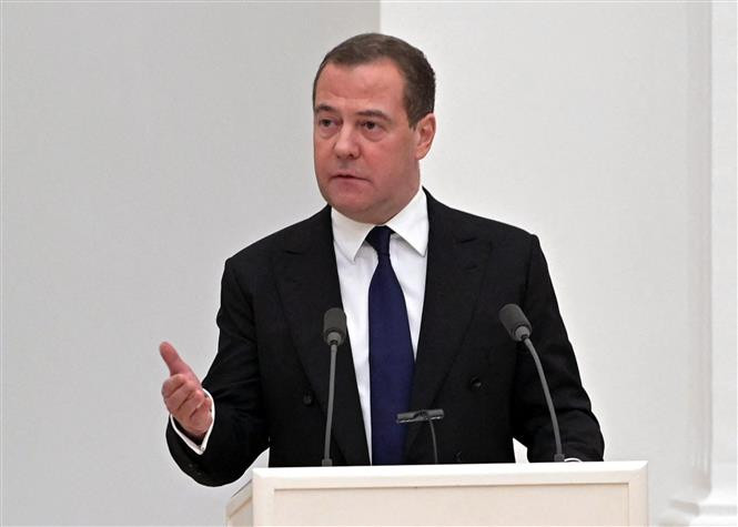 Phó Chủ tịch Hội đồng An ninh Liên bang Nga Dmitry Medvedev. Ảnh: TTXVN Phó Chủ tịch Hội đồng An ninh Liên bang Nga Dmitry Medvedev. Ảnh: TTXVN