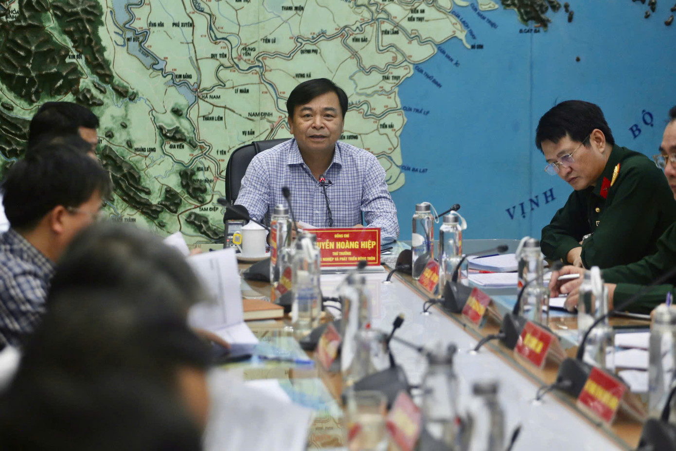 Thứ trưởng Nguyễn Hoàng Hiệp phát biểu chỉ đạo tại cuộc họp. Thứ trưởng Nguyễn Hoàng Hiệp phát biểu chỉ đạo tại cuộc họp.