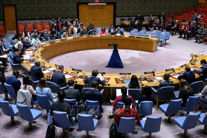 Toàn cảnh một phiên họp của HĐBA LHQ tại New York, Mỹ. (Ảnh tư liệu: THX/TTXVN)