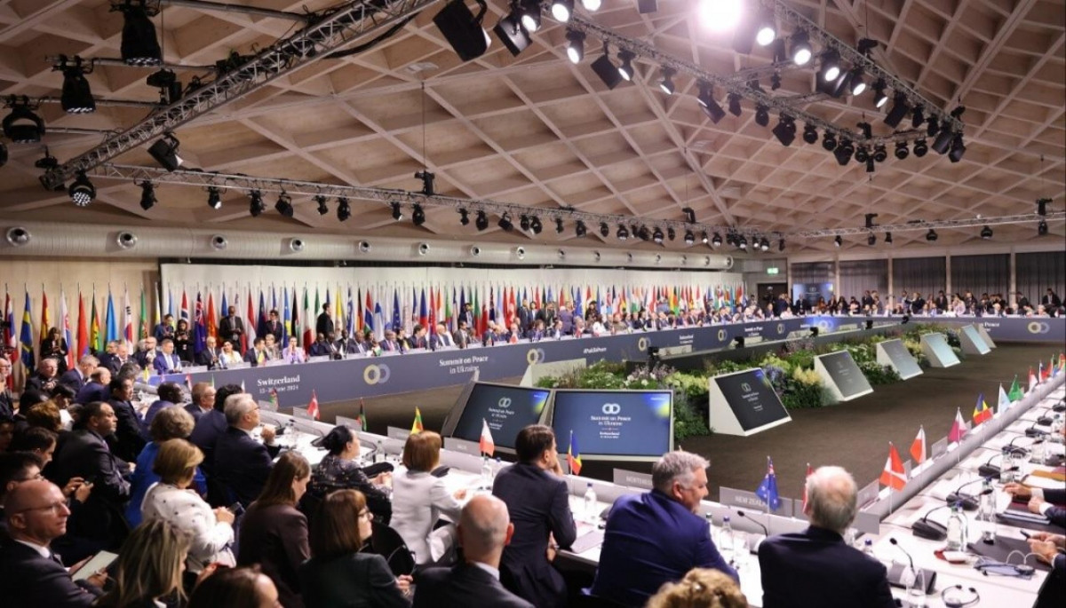 Hội nghị hòa bình cho Ukraine tại Thụy Sỹ. (Ảnh: Getty)