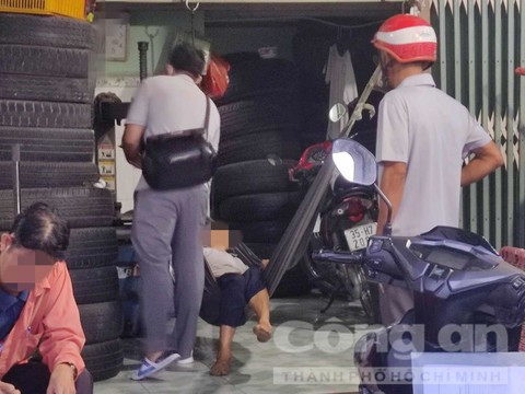 Hiện trường vụ việc.