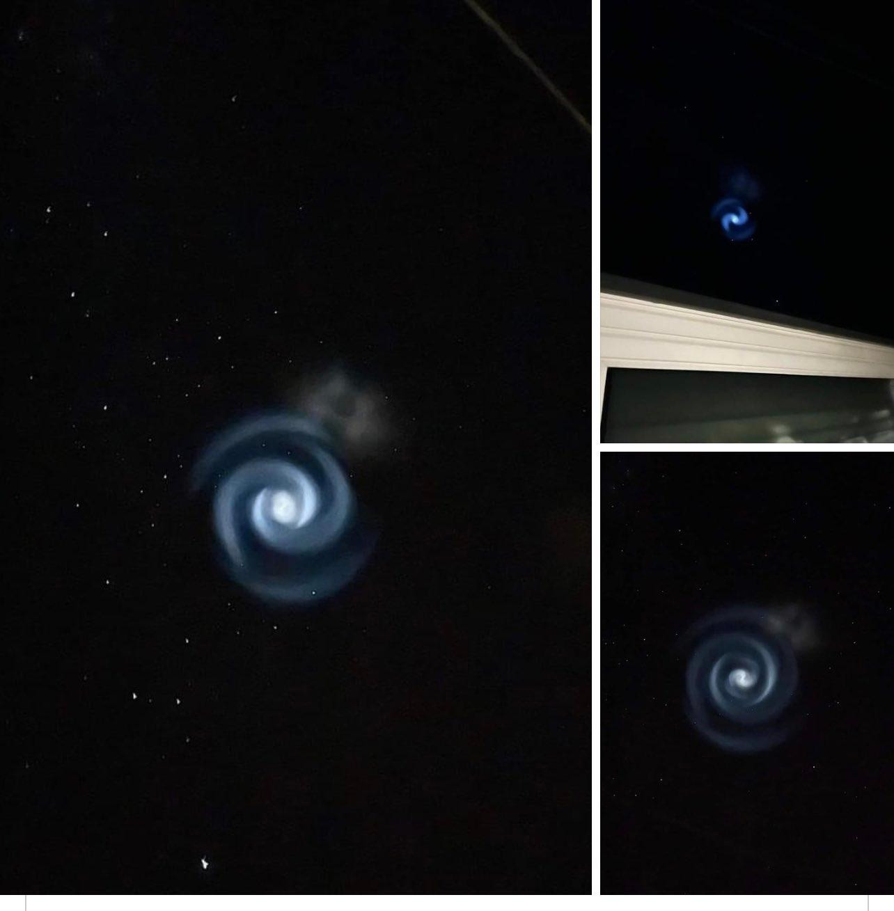 Ngay khi bước ra ngoài ngôi nhà, anh nhìn thấy một vật thể hoặc hiện tượng không rõ hình xoắn ốc khổng lồ, màu xanh lam xuất hiện trong đêm đen, Bones nói với vẻ hoài nghi: "Nó trông giống như một thiên hà xoắn ốc khổng lồ, treo lơ lửng trong không trung, từ từ bay phấp phới, rất kỳ quái." Ngay khi bước ra ngoài ngôi nhà, anh nhìn thấy một vật thể hoặc hiện tượng không rõ hình xoắn ốc khổng lồ, màu xanh lam xuất hiện trong đêm đen, Bones nói với vẻ hoài nghi: "Nó trông giống như một thiên hà xoắn ốc khổng lồ, treo lơ lửng trong không trung, từ từ bay phấp phới, rất kỳ quái."