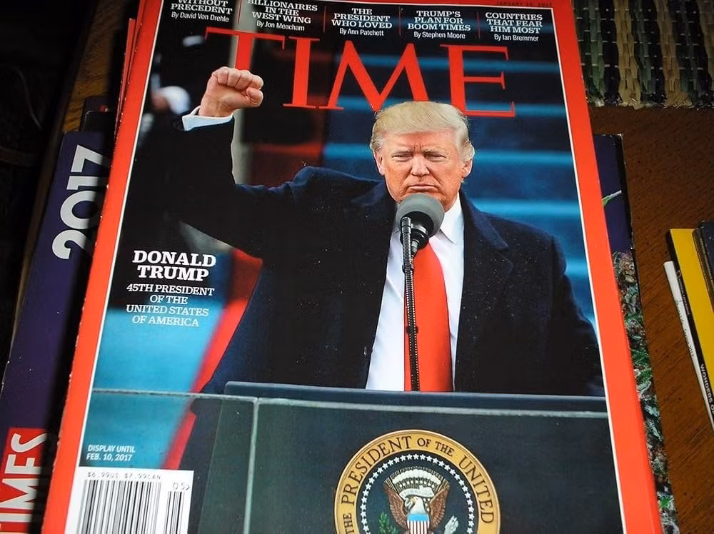 Ông Trump lần thứ hai được vinh danh "Nhân vật của năm".