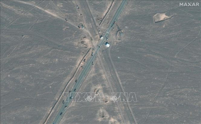 Hình ảnh do vệ tinh Maxar cung cấp về cơ sở hạt nhân Fordow ở Iran, ngày 20/6/2025. Ảnh: Peninsula