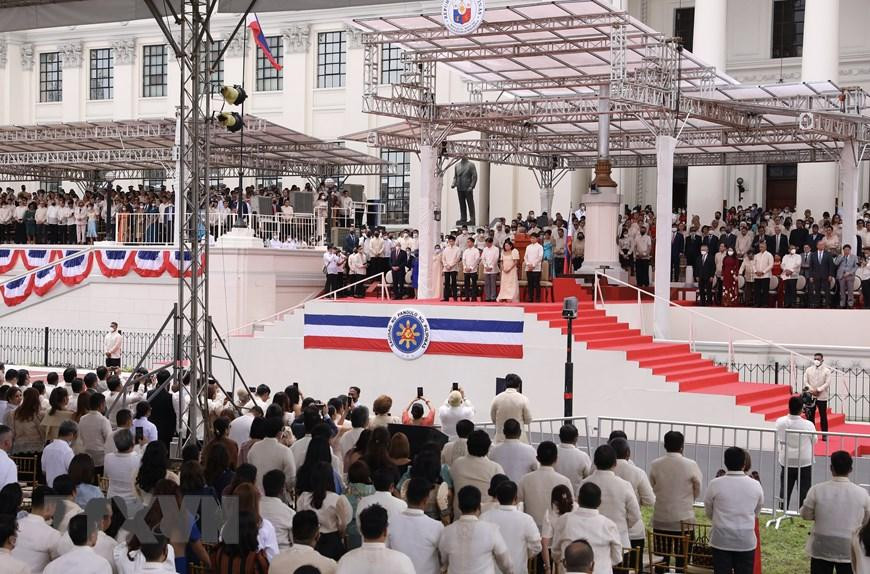 Quang cảnh Lễ nhậm chức của Tổng thống Philippines Ferdinand Romualdez Marcos Jr. (Ảnh: Lâm Khánh/TTXVN)