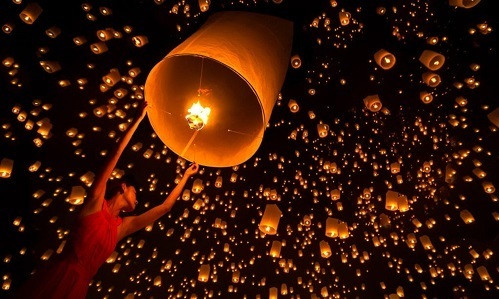 Lễ hội đèn trời Chiang Mai có lịch sử từ thế kỷ thứ XIII. Ảnh: Yee Peng Lantern Festival. Lễ hội đèn trời Chiang Mai có lịch sử từ thế kỷ thứ XIII. Ảnh: Yee Peng Lantern Festival.