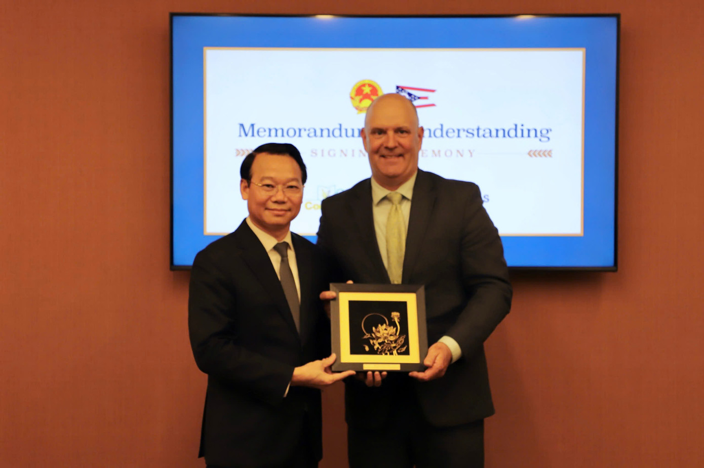 Việt Nam chi thêm 600 triệu USD mua nông sản Mỹ. Ảnh: Đoàn đàm phán. Việt Nam chi thêm 600 triệu USD mua nông sản Mỹ. Ảnh: Đoàn đàm phán.