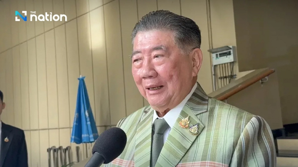 Phó Thủ tướng kiêm Bộ trưởng Quốc phòng Thái Lan Phumtham Wechayachai trả lời báo giới sáng 5/6/2025. Ảnh: The Nation.