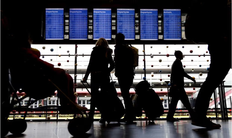 Sân bay quốc tế O'Hare ở Chicago. Ảnh: Nam Y Huh/AP.