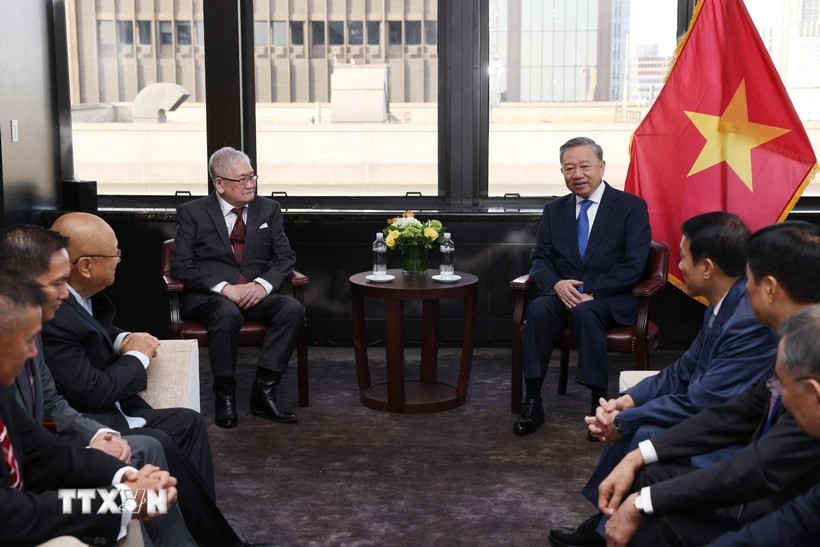 Tổng Bí thư, Chủ tịch nước Tô Lâm gặp mặt nhóm tri thức Houston. (Ảnh: Lâm Khánh/TTXVN) Tổng Bí thư, Chủ tịch nước Tô Lâm gặp mặt nhóm tri thức Houston. (Ảnh: Lâm Khánh/TTXVN)