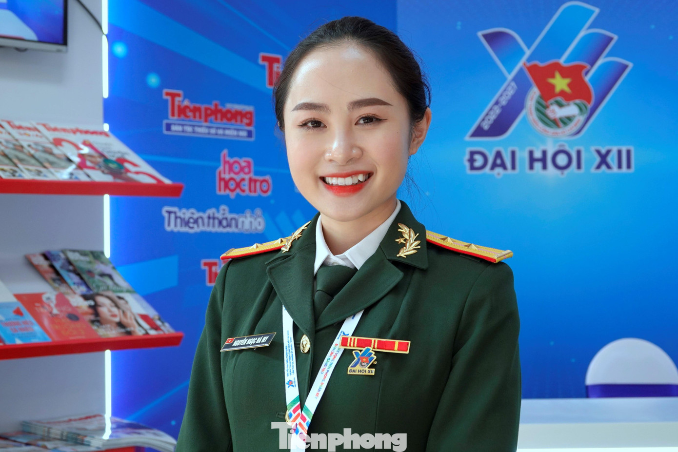 Trung úy quân nhân chuyên nghiệp Nguyễn Ngọc Hà My. Ảnh: Nguyễn Minh Trung úy quân nhân chuyên nghiệp Nguyễn Ngọc Hà My. Ảnh: Nguyễn Minh