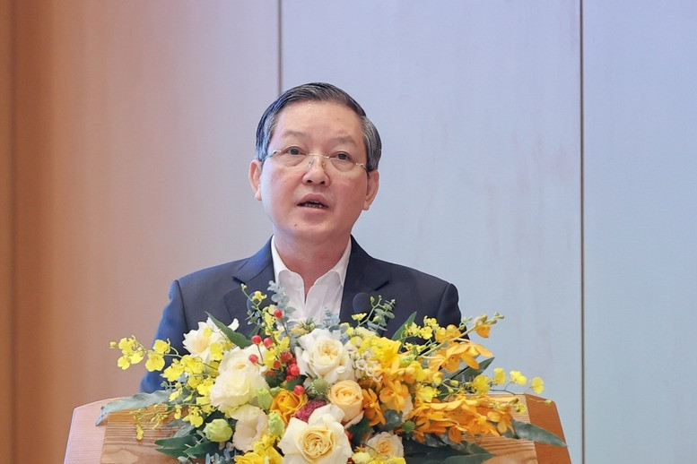 Chủ tịch Hội Nông dân Việt Nam Lương Quốc Đoàn phát biểu khai mạc. Ảnh VGP/Nhật Bắc Chủ tịch Hội Nông dân Việt Nam Lương Quốc Đoàn phát biểu khai mạc. Ảnh VGP/Nhật Bắc