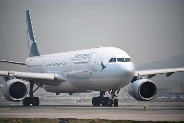Một chuyến bay của Cathay Pacific. Ảnh: AFP/Getty Images.