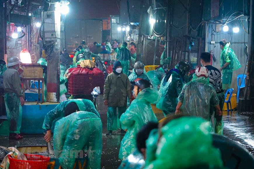 Chợ cá Yên Sở (Hoàng Mai, Hà Nội) được biết đến là một trong những chợ cá đầu mối lớn nhất tại Hà Nội hiện nay, cung cấp lượng cá lớn đi các chợ dân sinh. (Minh Hiếu/Vietnam+)