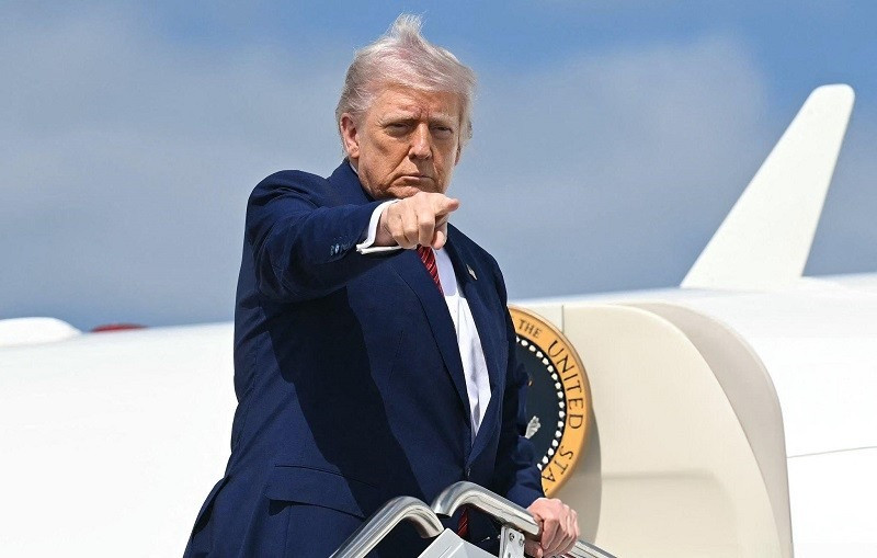 Tổng thống Trump tại bang Maryland ngày 23/5. Ảnh: Getty Tổng thống Trump tại bang Maryland ngày 23/5. Ảnh: Getty