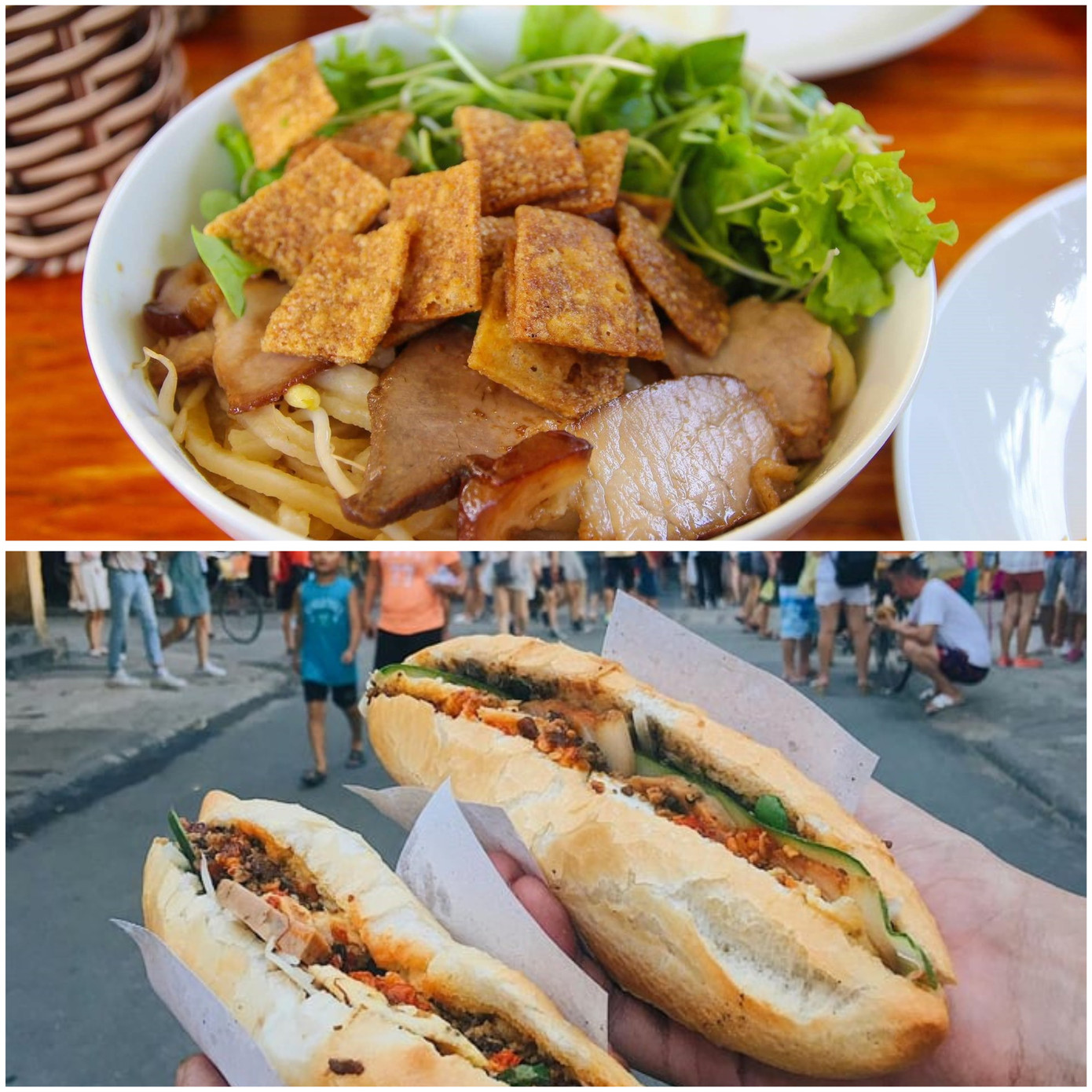 Hội An với nền ẩm thực phong phú và đa dạng.