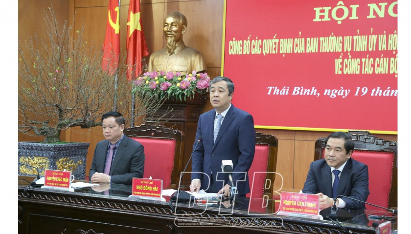 Đồng chí Ngô Đông Hải, Ủy viên Ban Chấp hành Trung ương Đảng, Bí thư Tỉnh ủy phát biểu tại hội nghị. Ảnh: Trịnh Cường Đồng chí Ngô Đông Hải, Ủy viên Ban Chấp hành Trung ương Đảng, Bí thư Tỉnh ủy phát biểu tại hội nghị. Ảnh: Trịnh Cường