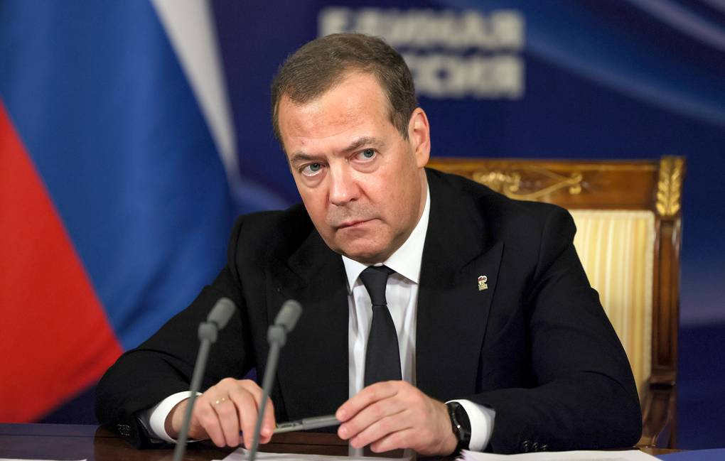 Phó Chủ tịch Hội đồng An ninh Nga Dmitry Medvedev. Ảnh: TASS