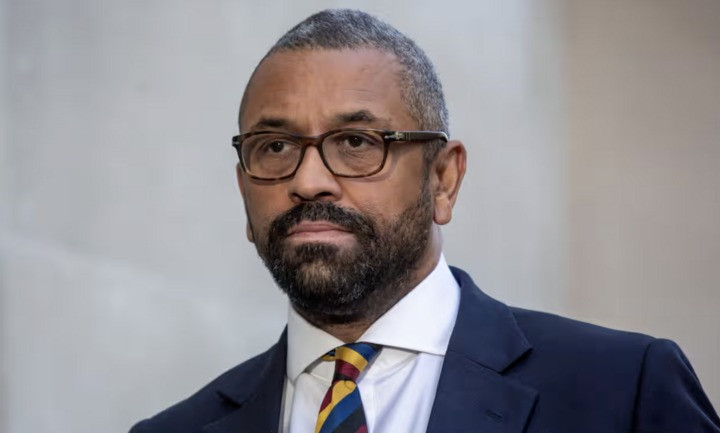 Ngoại trưởng Anh James Cleverly. (Ảnh: Shutterstock)