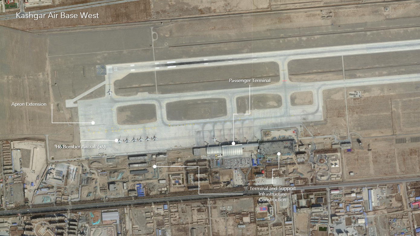 Cơ sở này có một địa điểm phòng không mới, đã hoạt động tích hợp trong khuôn viên của căn cứ không quân.