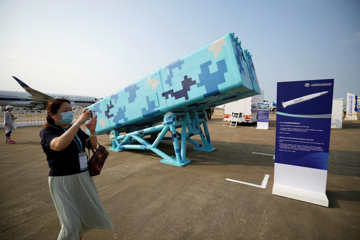 Hệ thống vũ khí chống hạm CM-401. Ảnh: Reuters