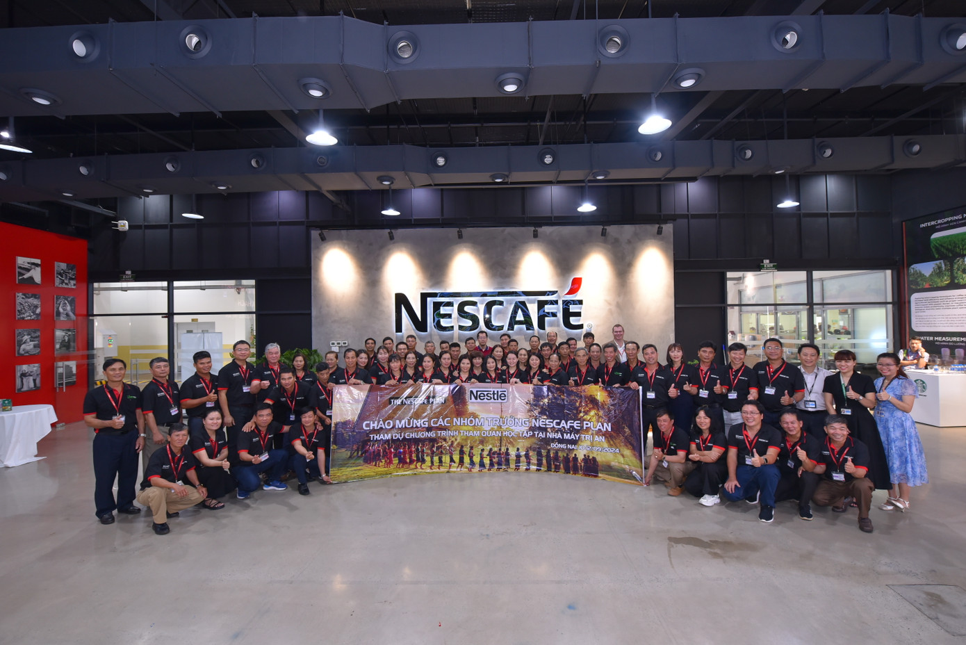 Đoàn Nông dân NESCAFE PLAN tại nhà máy Nestlé Trị An Đoàn Nông dân NESCAFE PLAN tại nhà máy Nestlé Trị An