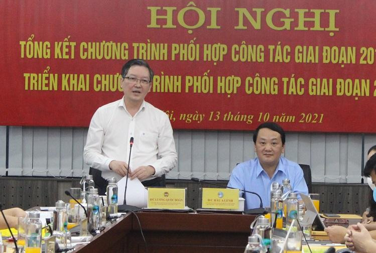 Chủ tịch Trung ương HND Việt Nam Lương Quốc Đoàn phát biểu tại Hội nghị. Chủ tịch Trung ương HND Việt Nam Lương Quốc Đoàn phát biểu tại Hội nghị.