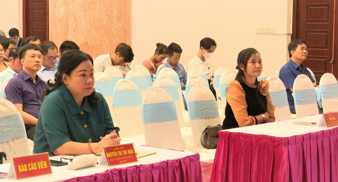 Các đại biểu tham dự tập huấn. Các đại biểu tham dự tập huấn.