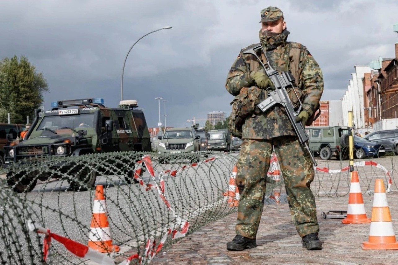 Binh sĩ Đức. Ảnh: Frankfurter Allgemeine Zeitung