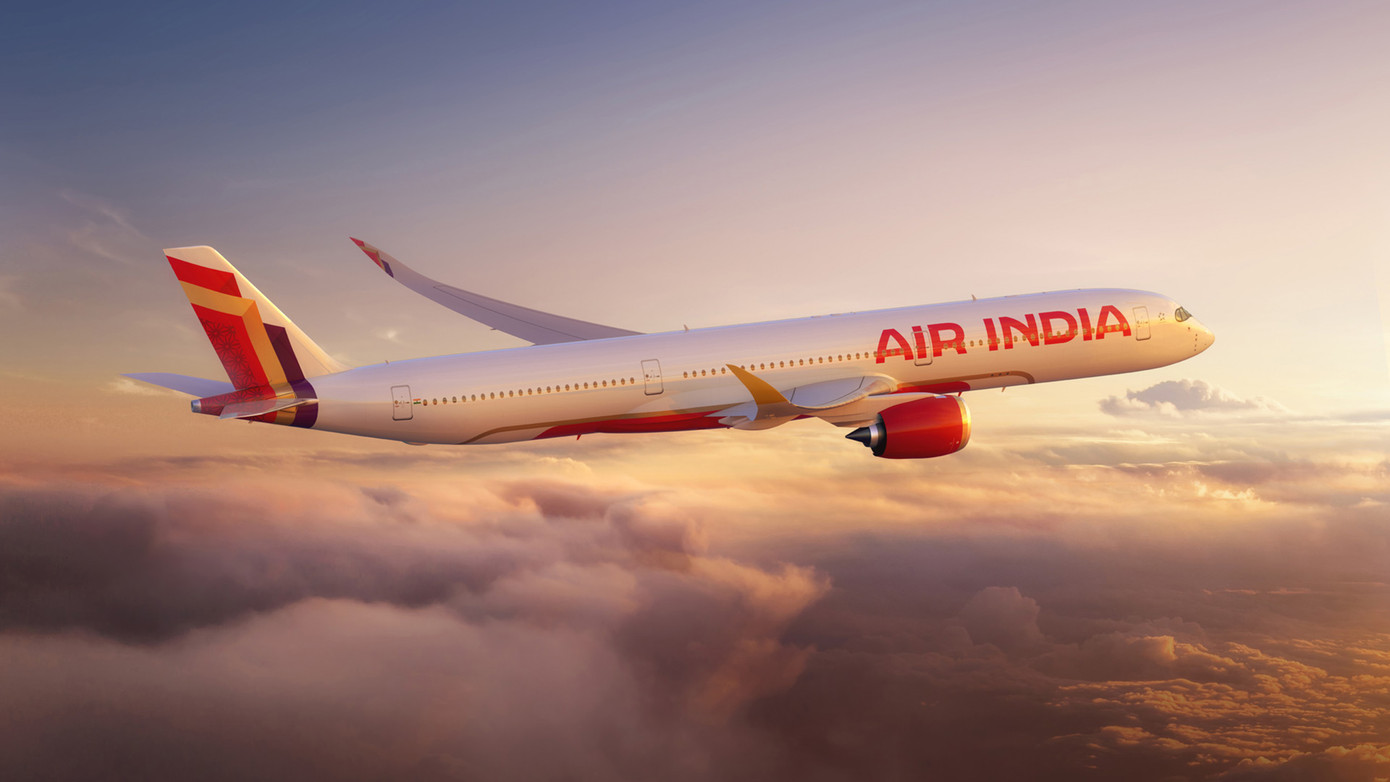 Máy của Hãng hàng không Air India. Máy của Hãng hàng không Air India.