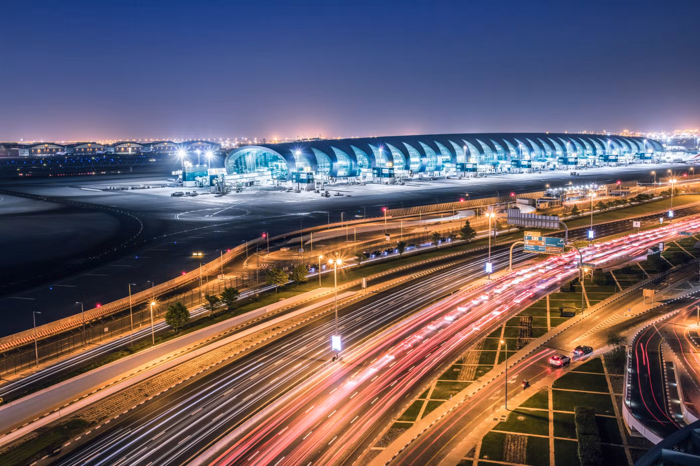 Sân bay Quốc tế Dubai là sân bay quốc tế bận rộn nhất thế giới trong mười năm liên tiếp. Ảnh: Sân bay quốc tế Dubai.
