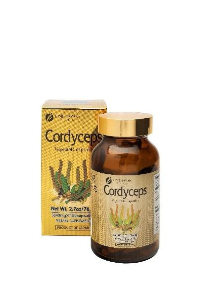 Đông trùng hạ thảo của Fine Japan có tác dụng hỗ trợ bổ thận, hỗ trợ tăng cường sức đề kháng là sản phẩm phù hợp cho người trưởng thành cần tăng cường sức khỏe, người suy nhược cơ thể, người mới ốm dậy cần bồi bổ và phục hồi sức khỏe. Đông trùng hạ thảo của Fine Japan là sản phẩm từ Nhật Bản được sản xuất theo các tiêu chuẩn GMP, ISO 9001:2015, tiêu chuẩn hữu cơ JAS và có hồ sơ công bố từ Bộ Y tế và cục An toàn thực phẩm Việt Nam (số đăng ký 19.12.17.70653.DKCB).