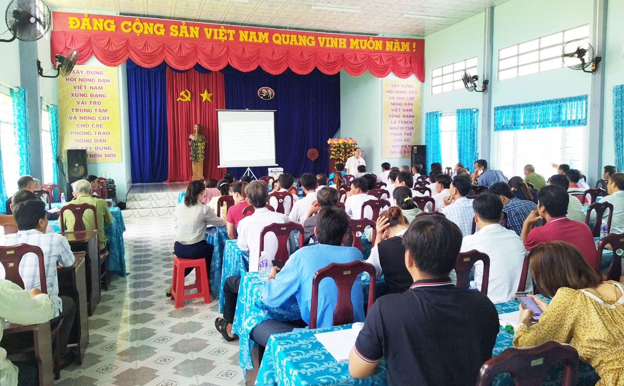 Quang cảnh lớp tập huấn