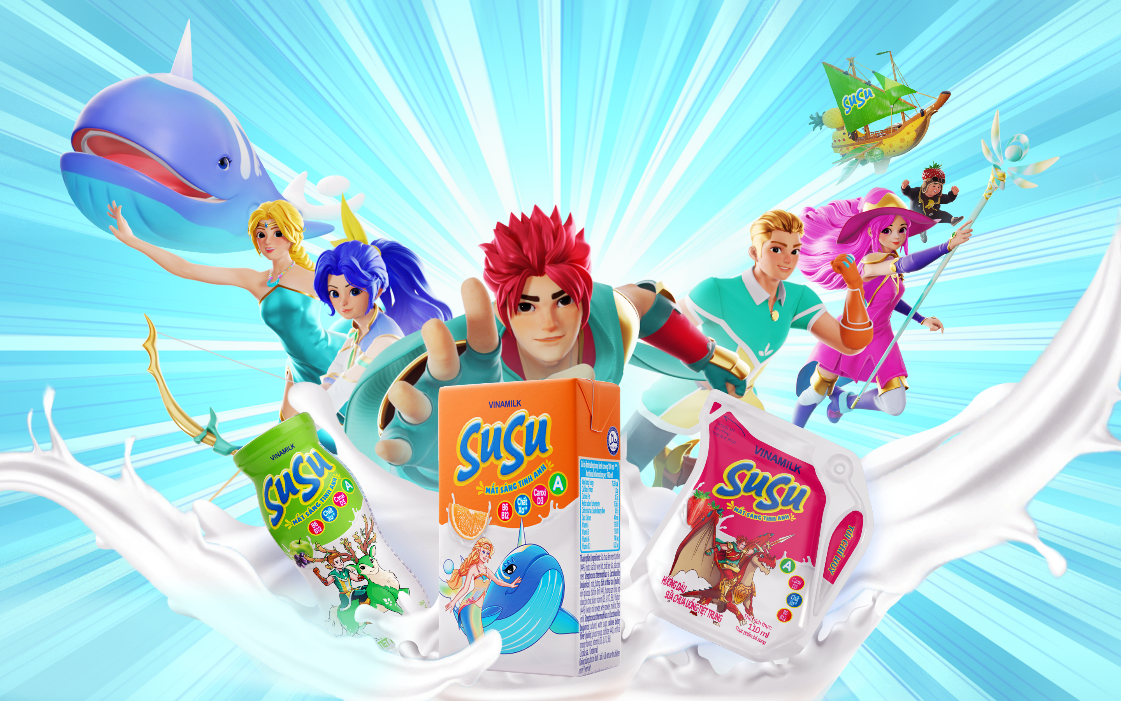 Đội vệ binh SuSu được khán giả nhí yêu thích vì tạo hình bắt mắt, có năng lực siêu nhiên