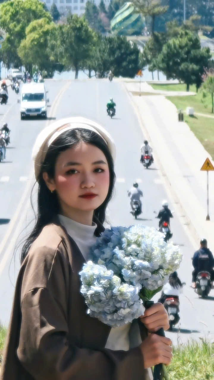 Thảo Trinh tới Đà Lạt lần thứ ba để bắt trend chụp ảnh. Ảnh: Thảo Trinh. Thảo Trinh tới Đà Lạt lần thứ ba để bắt trend chụp ảnh. Ảnh: Thảo Trinh.