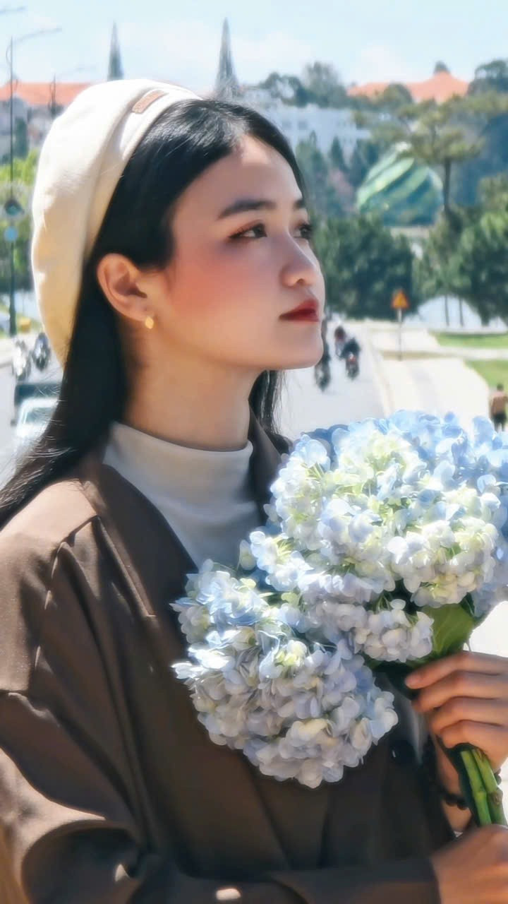 Thảo Trinh tới Đà Lạt lần thứ ba để bắt trend chụp ảnh. Ảnh: Thảo Trinh. Thảo Trinh tới Đà Lạt lần thứ ba để bắt trend chụp ảnh. Ảnh: Thảo Trinh.