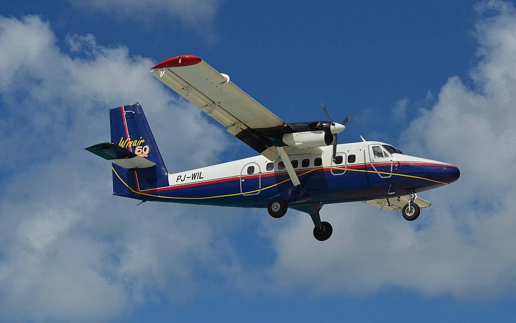 Hãng hàng không Winɑir là hãng bay duy nhất vận hành chuyến bay tới và từ đảo Ѕaba. Ảnh: Spotting973 | Wikimedia Commons.