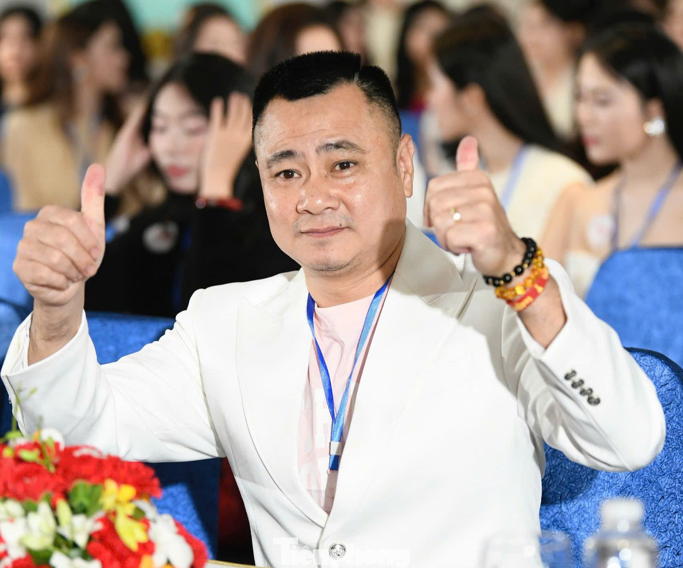 NSND Tự Long - Giám đốc Nhà hát Chèo Quân đội, thành viên Ban Giám khảo Vòng Sơ khảo khu vực phía Bắc cuộc thi Hoa hậu Việt Nam năm 2024.