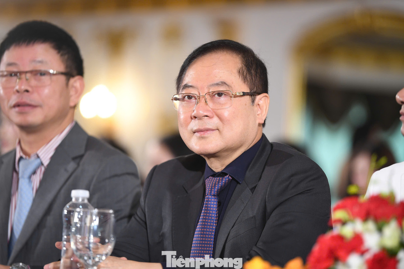 Nhà báo Lê Xuân Sơn - nguyên Tổng Biên tập báo Tiền Phong, thành viên Ban Cố vấn cuộc thi Hoa hậu Việt Nam năm 2024.