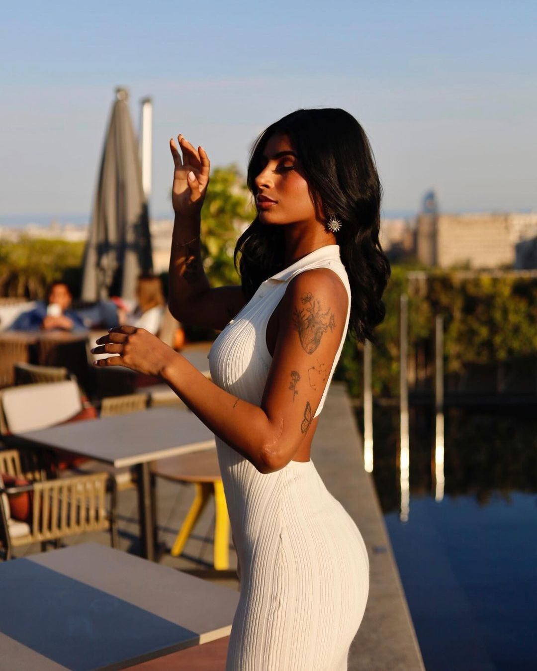 Vẻ đẹp khỏe khoắn, nóng bỏng của Michi Jiménez được nhận xét phù hợp với sân chơi Hoa hậu Hoàn vũ.